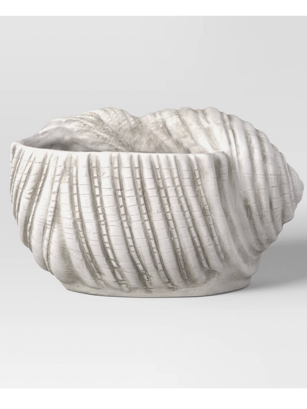 New! Medium Shell Coastal Ceramic Planter 6.7"
White - Threshold™
